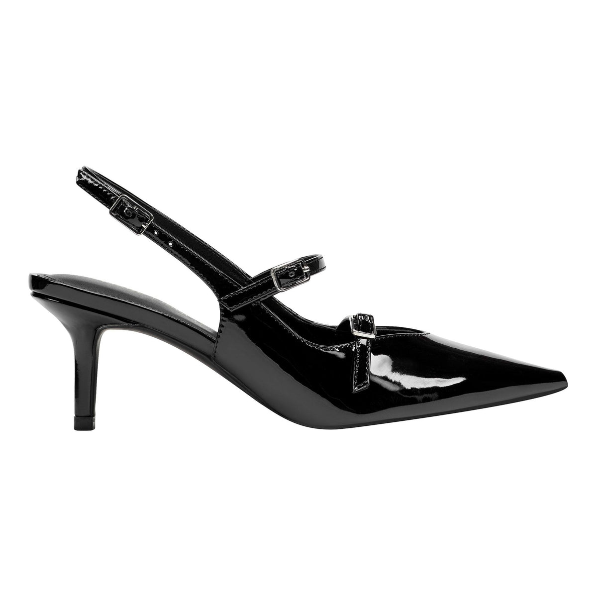 Marc Fisher ALORIEY BLACK NEW PATENT PU