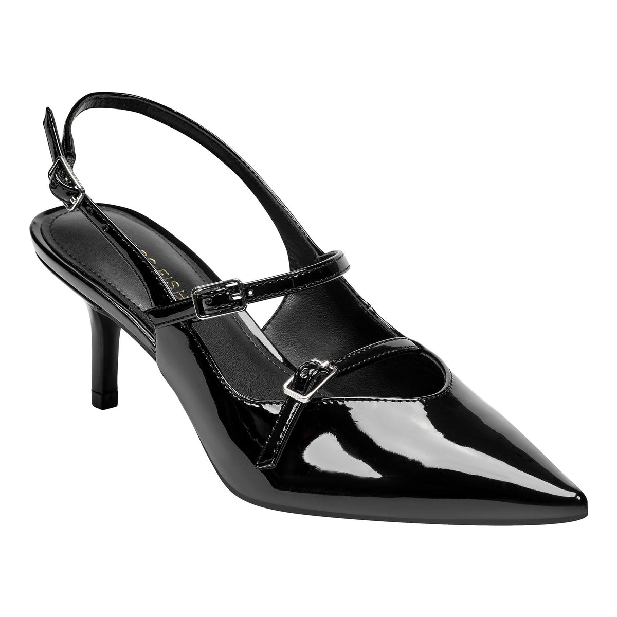 Marc Fisher ALORIEY BLACK NEW PATENT PU