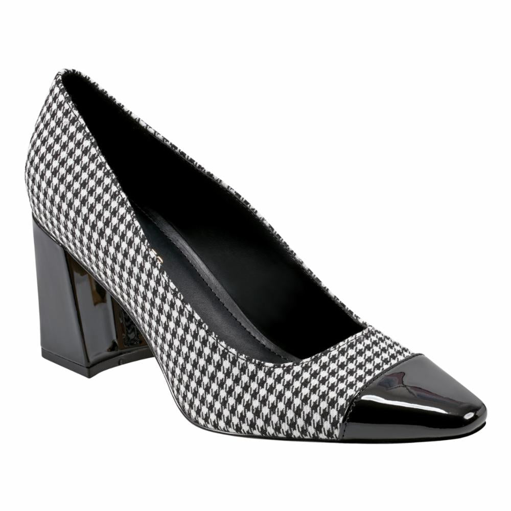 Marc Fisher KAPILA2 BLACK+WHITE/NERO-HOUNDSTOOTH Y