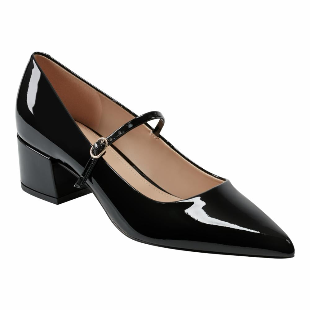 Marc Fisher LTD LUCCIE BLACK/NEW PATENT LEATHER (GR)