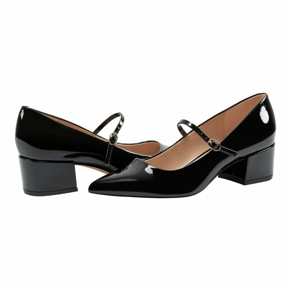 Marc Fisher LTD LUCCIE BLACK/NEW PATENT LEATHER (GR)