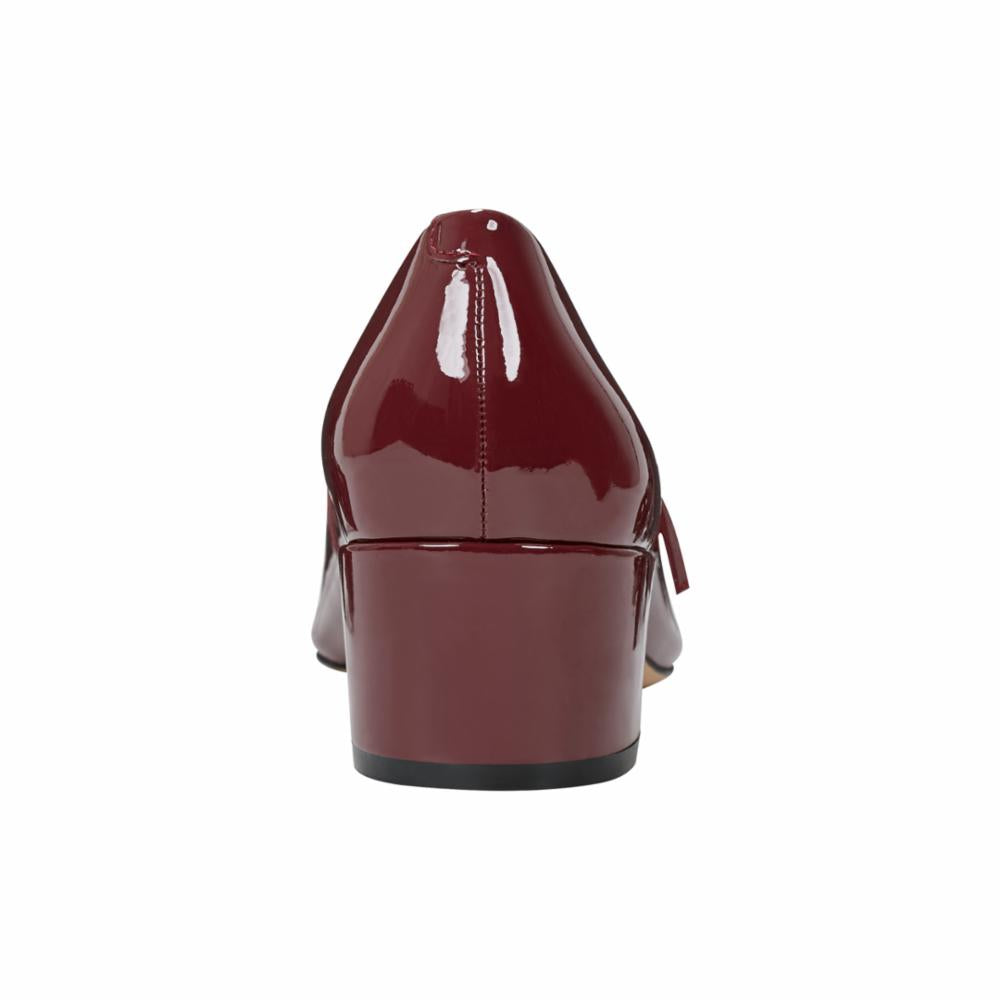 Marc Fisher LTD LUCCIE BURGUNDY31/NEW PATENT LEA