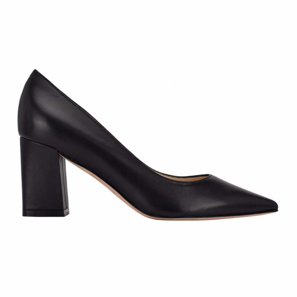 Leather block heel shoes online